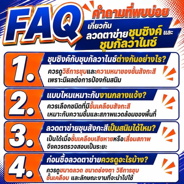 FAQ คำถามที่พบบ่อยเกี่ยวกับลวดตาข่ายชุบซิงค์และชุบกัลวาไนซ์ FAQ คำถามที่พบบ่อยเกี่ยวกับลวดตาข่ายชุบซิงค์และชุบกัลวาไนซ์