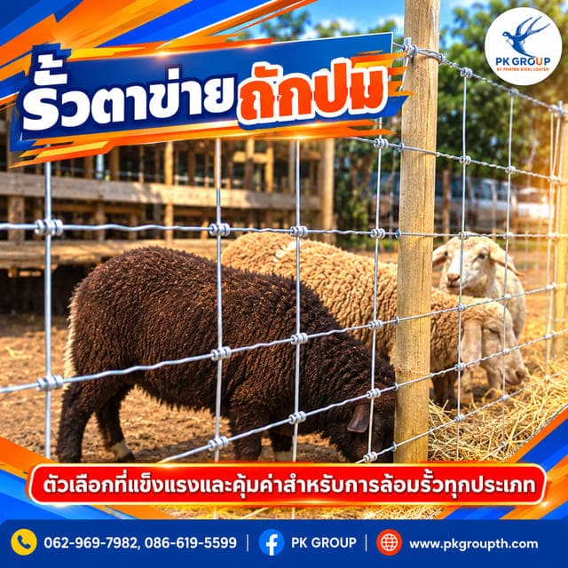 รั้วตาข่ายถักปมสำหรับการล้อมรั้วทุกประเภท รั้วตาข่ายถักปมสำหรับการล้อมรั้วทุกประเภท