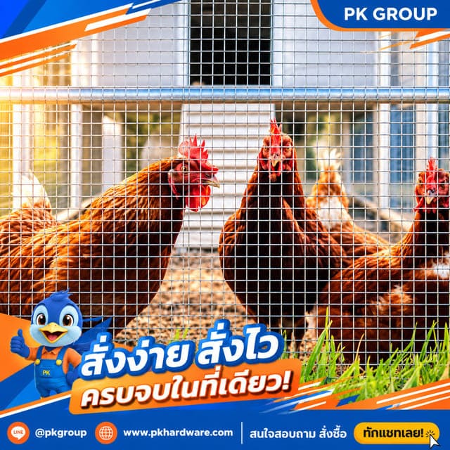 ติดตั้งตะแกรงกรงไก่ยังไงไม่ให้หย่อน?